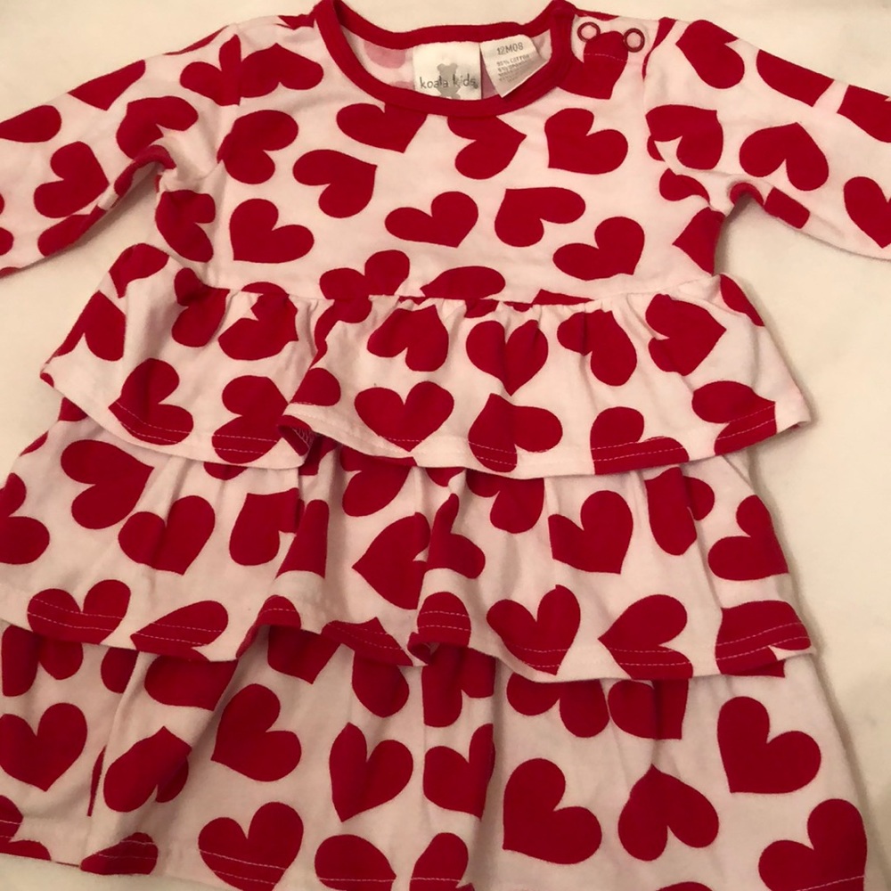 12 month Koala Kids Heart Dress.